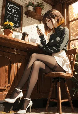 Quiet Afternoon at the Coffee Shop