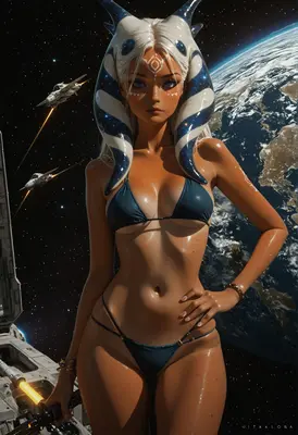 Togruta Warrior in Deep Space