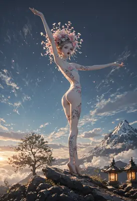 Ethereal Spirit of the Cherry Blossom