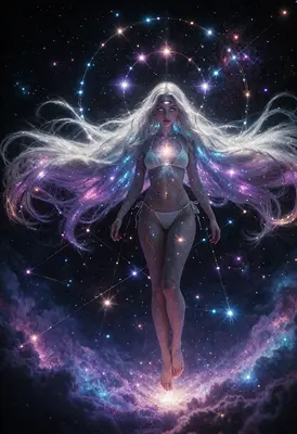 Celestial Goddess of the Cosmic Void