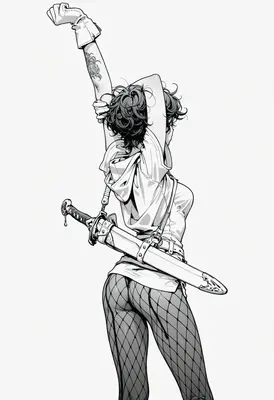 Warrior Stretching with Backside Katana