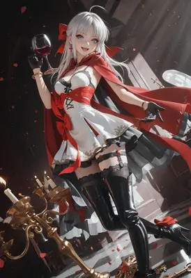 Elegant Vampire Toast in Red