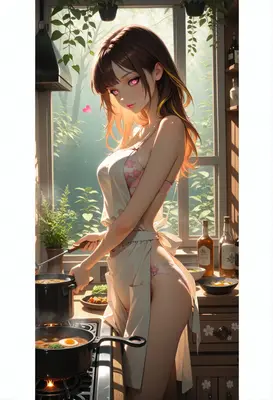 Cooking Breakfast in the Morning Sun