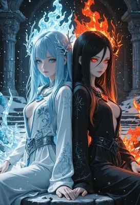 Dual Spirits of Frost and Flame