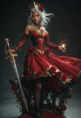 The Crimson Rose Warrior Queen