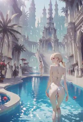 Serene Pool at the Fantasy Palace
