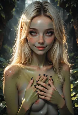 Enchanting Forest Nymph Portrait