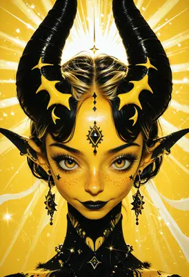 Radiant Celestial Horned Demon Queen