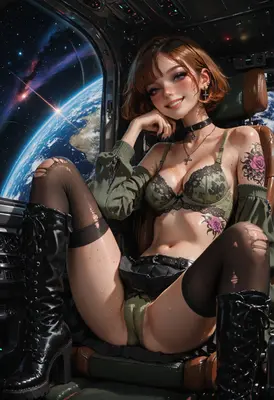 Space Pilot in Orbit