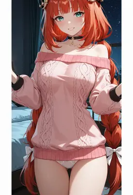 Cozy Evening with Red Haired Beauty