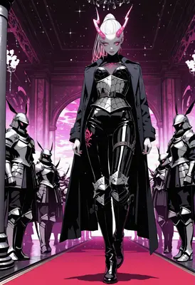 Demon Queen Leading Her Knight Guard