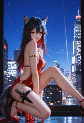 Cat Girl Assassin in Red