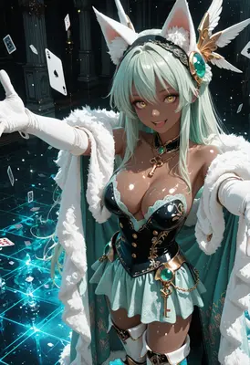 Mystical Fox Girl Gambling Queen