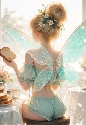Breakfast with a Glittering Forest Fairy