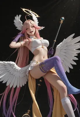Celestial Angel with Golden Halo