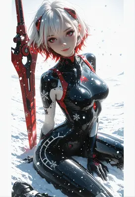 Cybernetic Warrior in the Frozen Wastes