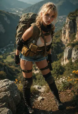 Tactical Explorer Scouting the Mountains