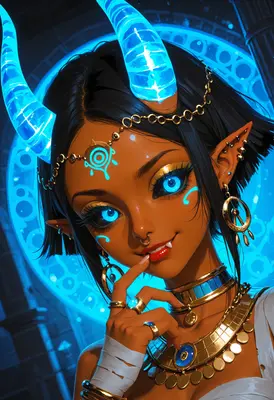 Radiant Demon Queen of Neon