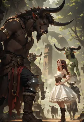 A Human Girl Among Mythical Beasts