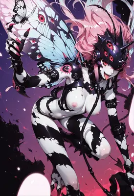 Fiendish Butterfly Queen in Spiked Armor