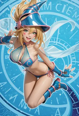 Magical Girl in Blue Sorcery