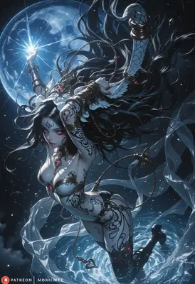 Celestial Goddess of the Midnight Moon