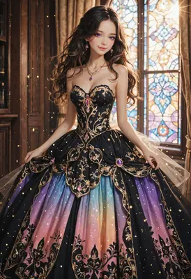 Starlight Princess in Nebula Gown