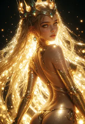 Radiant Golden Queen of Light