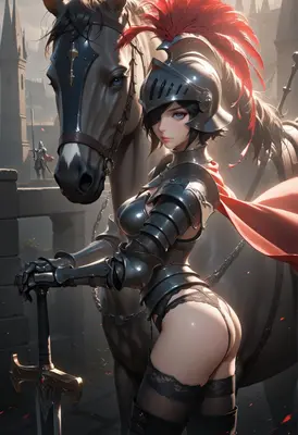 Knight in Shining Armor and Lingerie