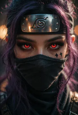 Hidden Leaf Ninja With Piercing Eyes