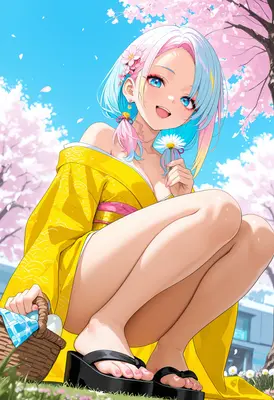 Springtime Picnic Under Cherry Blossoms