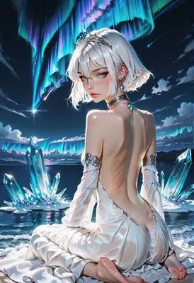 Crystal Princess Under the Northern Lights