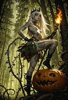 Tribal Witch of the Haunted Forest