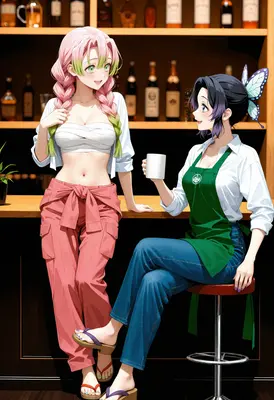 Casual Coffee Break With Demon Slayers