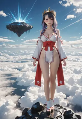 Celestial Queen Above the Clouds