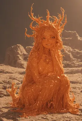 Ethereal Golden Liquid Spirit