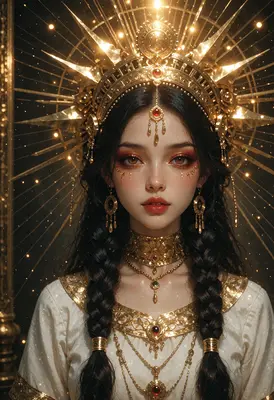 Radiant Goddess of the Golden Sun