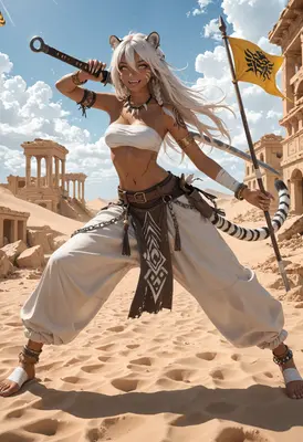 Tiger Warrior of the Desert Sands