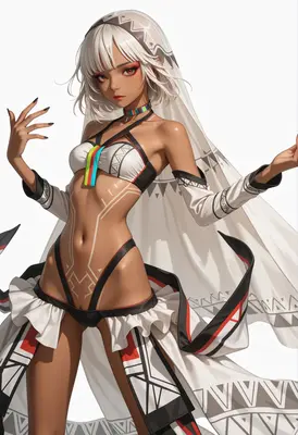 Tribal Priestess with Ethereal Aura