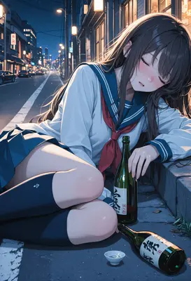 Drunken Night Out in Tokyo