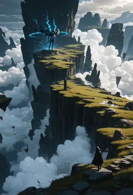 The Hooded Figure and Electric Guardian