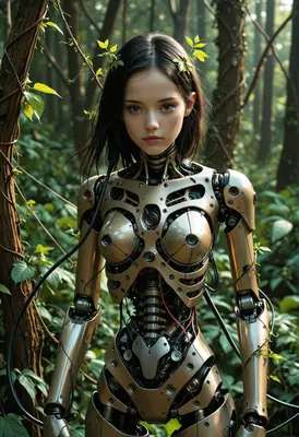 Android Awakening in the Forest