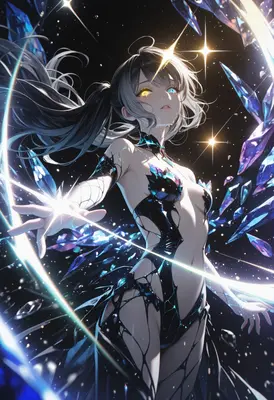 Crystalline Maiden of Cosmic Light