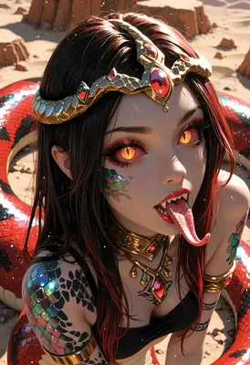 Serpentine Queen of the Desert Sands
