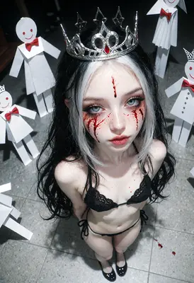 Crowned Queen of the Paper Dolls