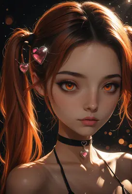 Glow of the Amber Eyed Girl