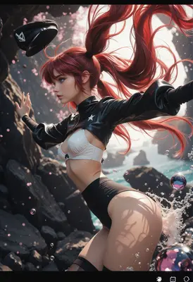 Red Haired Warrior by the Sea