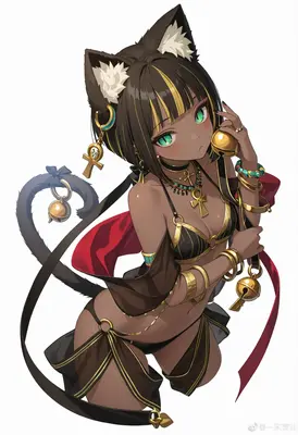 Egyptian Goddess Cat Girl