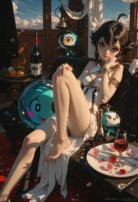 Elegant Evening With Wine and Mascots