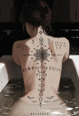 Mystical Ink in the Bathtub